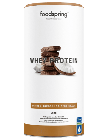 Foodspring - Proteine Whey al Cioccolato e al Cocco