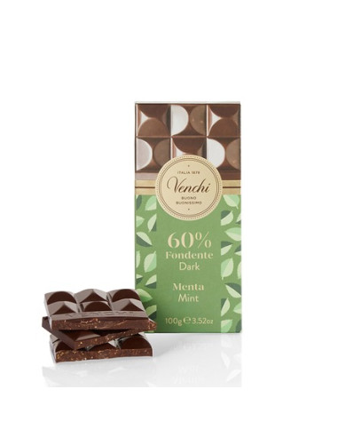 Venchi Tavoletta Astucciata Cioccolato Fondente e Menta