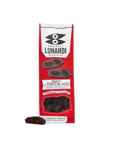 Fratelli Lunardi - Cantucci al Cioccolato con Cioccolato in pezzi
