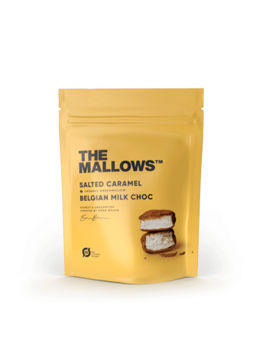 The Mallows - Marshmallow al Caramello Salato e Cioccolato al Latte Belga