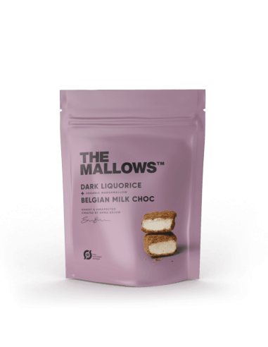 The Mallows - Marshmallow al Cioccolato al Latte Belga e Liquirizia