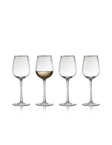 Lyngby Glas - Set di Calici da Vino Bianco Palermo 4 pz