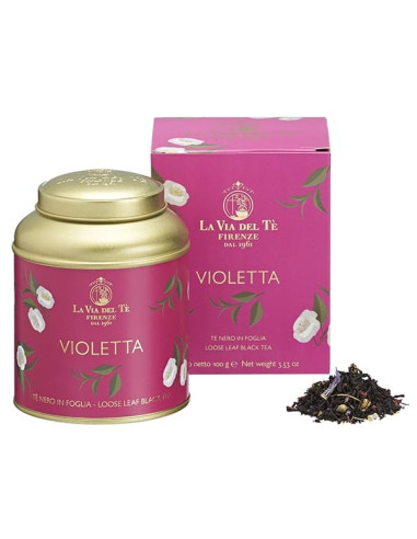 La Via del Tè - Tè nero Violetta in Latta