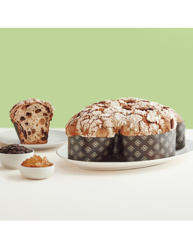 Domori - Colomba con Gocce di Cioccolato e Pere