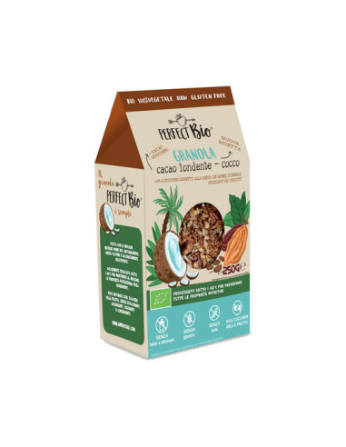 Granola proteica  cacao e cocco 100% vegetale