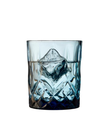 Lyngby Glas - Set di Bicchieri da Whisky in Vetro Sorrento Blu