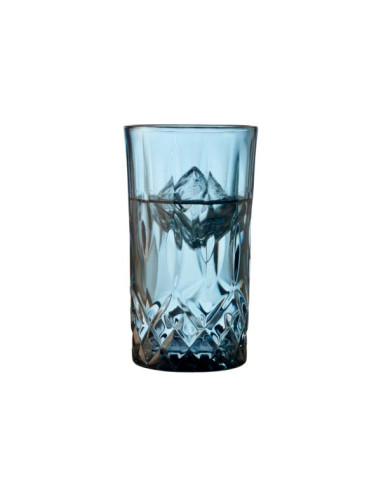 Lyngby Glas - Set di Bicchieri Highball Blu