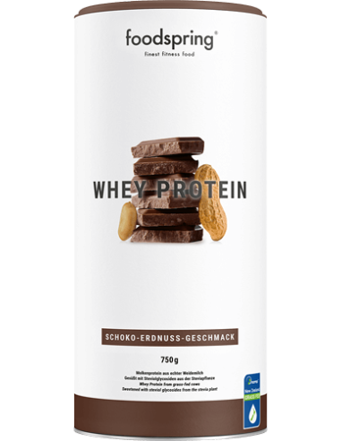Foodspring - Proteine Whey al Burro di Arachidi e Cioccolato