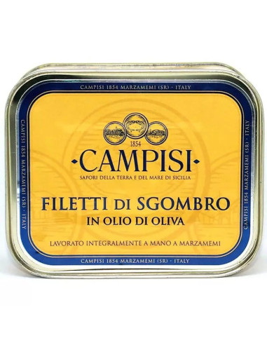 Campisi - Filetti di Sgombro in Olio d'Oliva 340 g