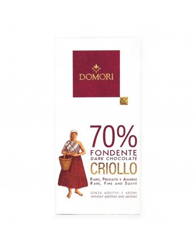 Domori Tavoletta Cioccolato Criollo 70%