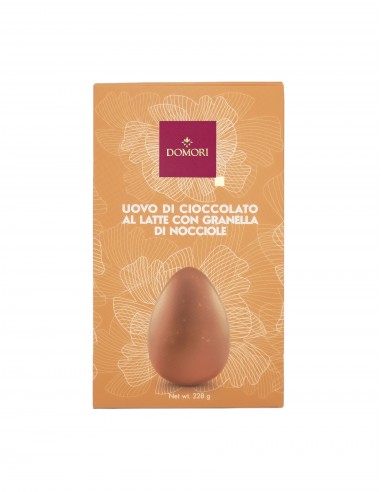 Domori Uovo di Pasqua al Cioccolato al Latte con Nocciole